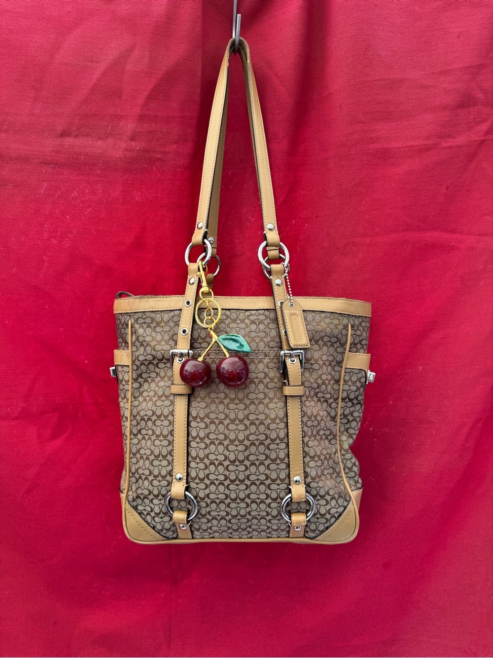 Vintage Coach Signature Gallery Tote